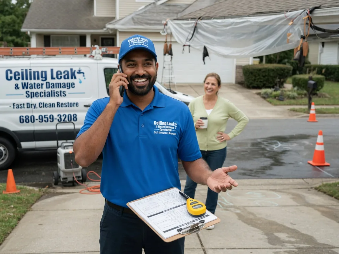 Ceiling Leak Cleanup Marquette, NE FAQs